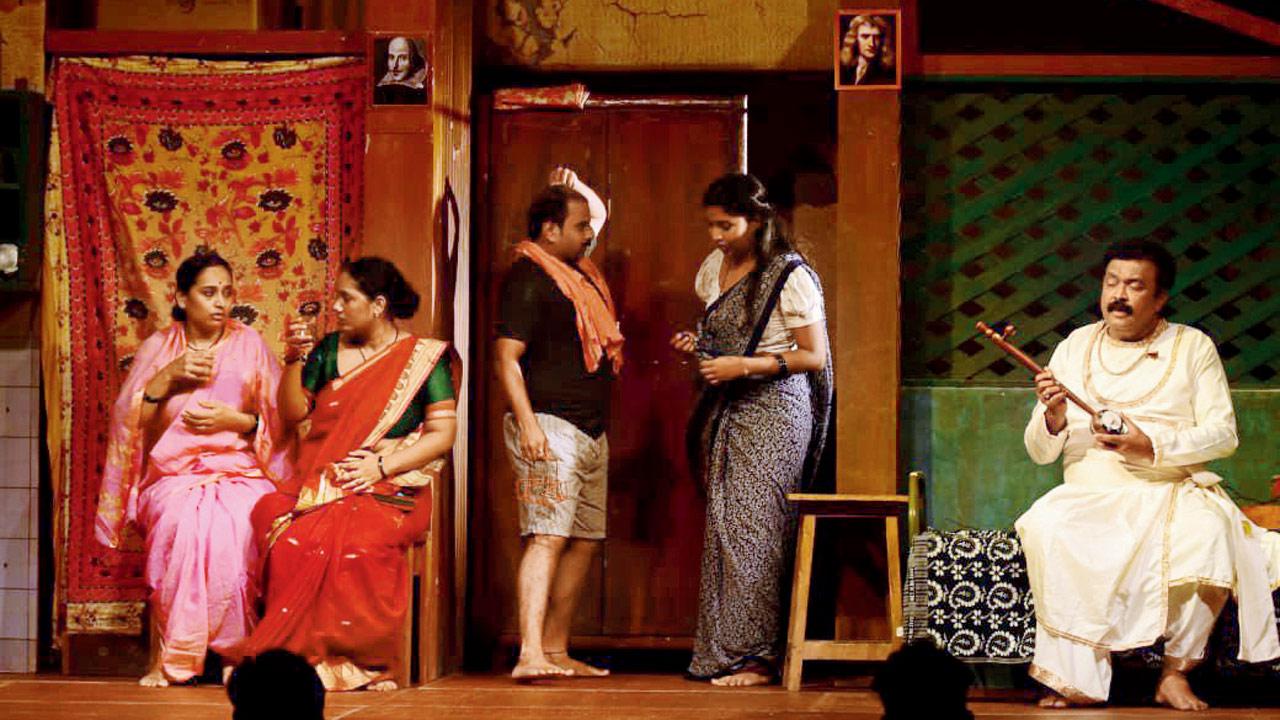 A moment from the performance