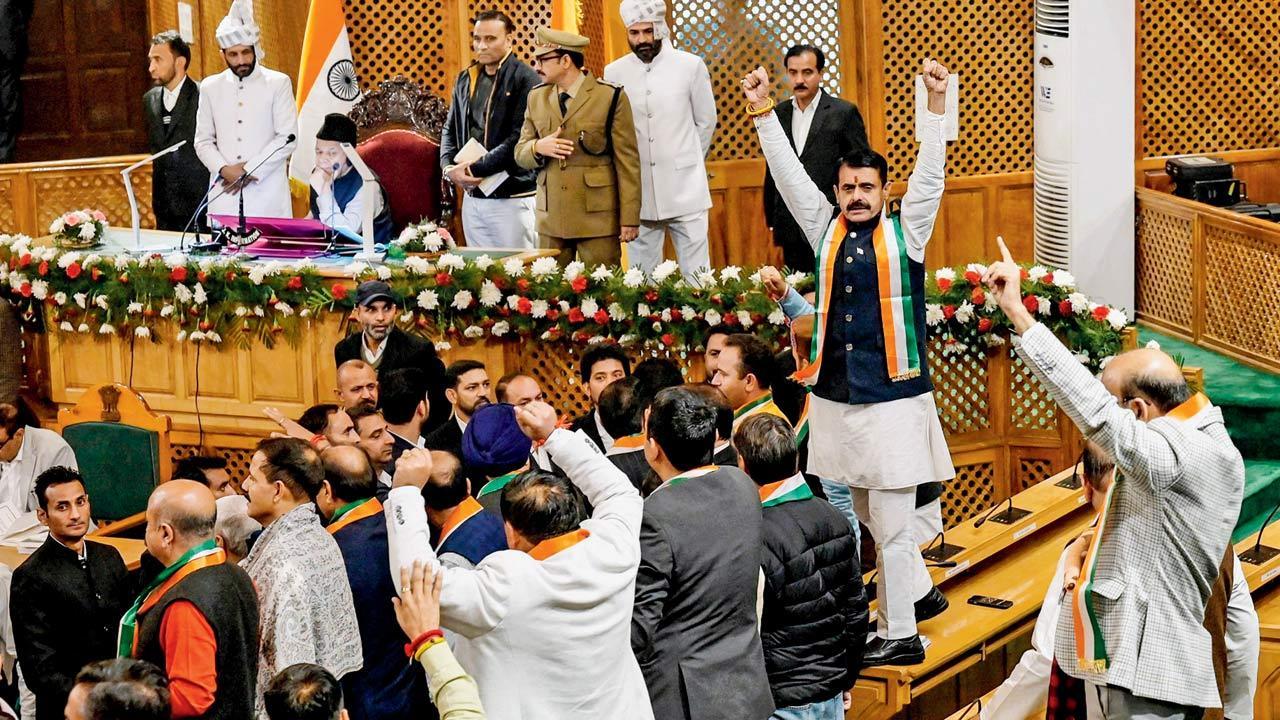 J&K: Protest over special status resolution