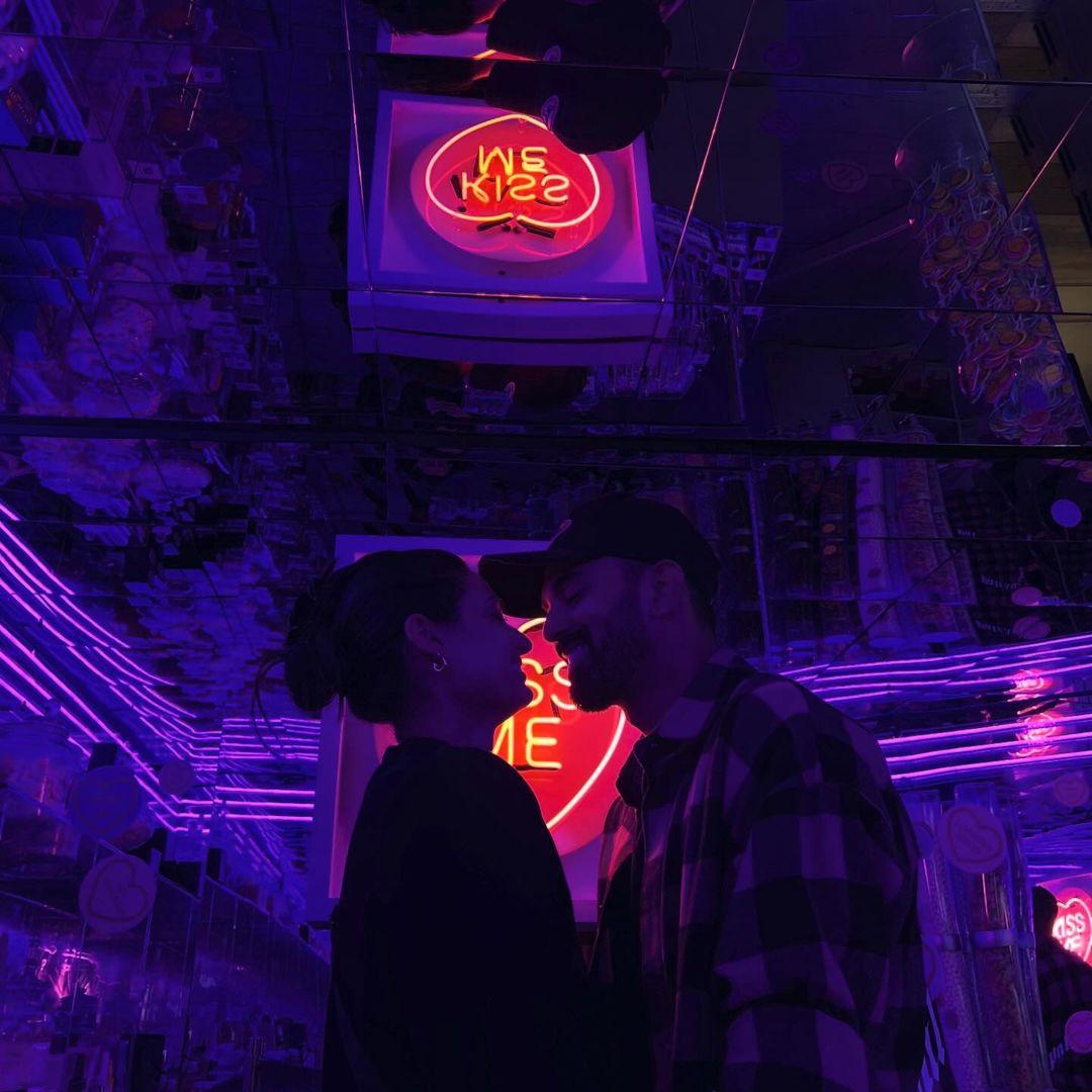 Several other photos are from Athiya Shetty and KL Rahul’s vacation in Spain, capturing their carefree moments. One of the shots seems like it's straight out of a Karan Johar rom-com, with the couple posing in front of a game zone, exuding romance and fun.