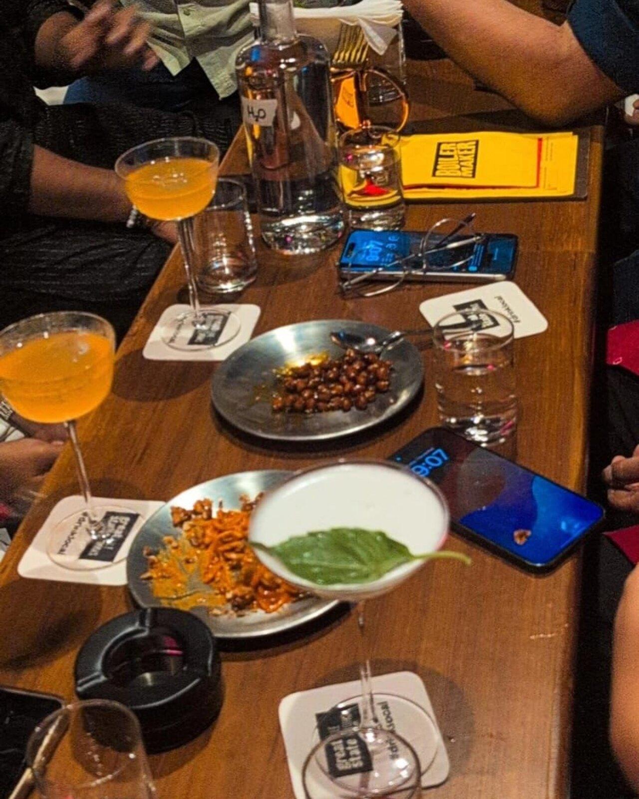 Rhea's favourite new bar in Goa with the best bar snacks is Boilermaker. She wrote, 