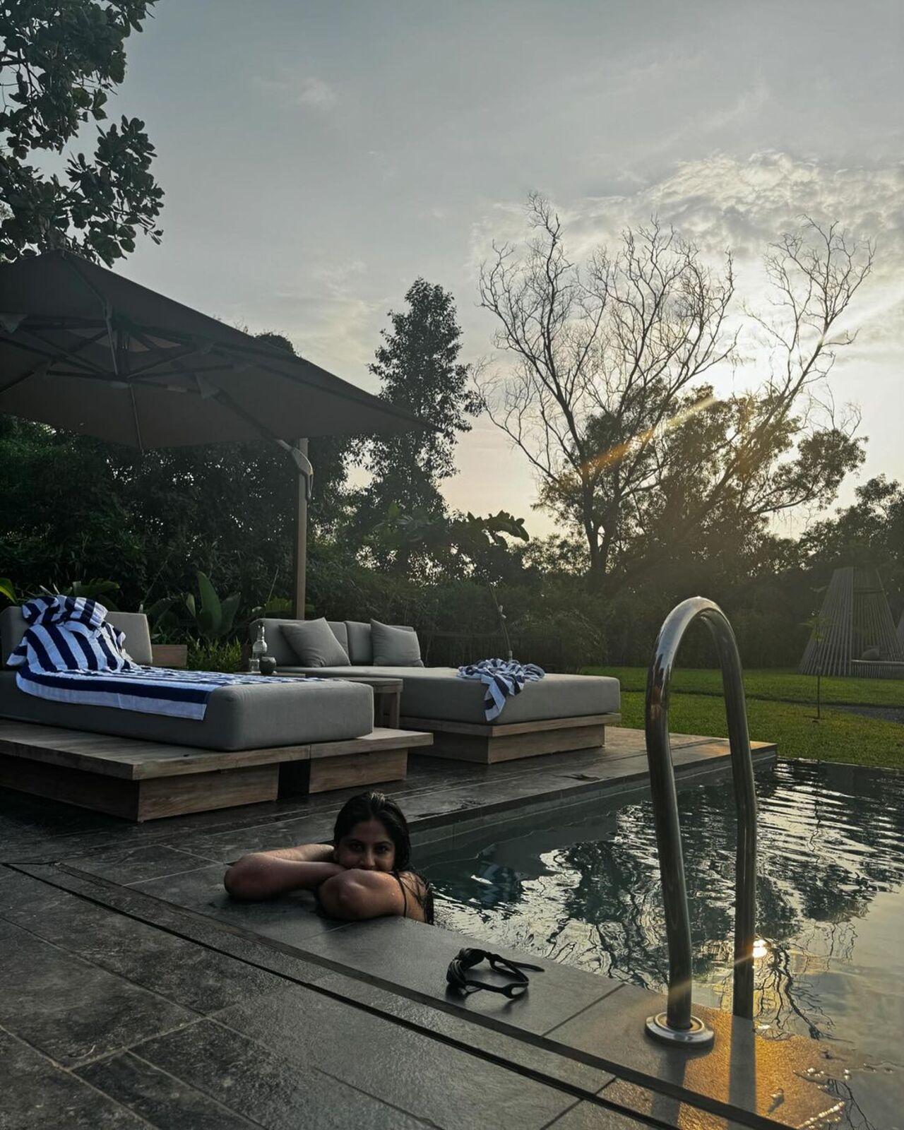 Rhea Kapoor travelled to Goa with her husband Karan Boolani and actor Bhumi Pednekar. 
