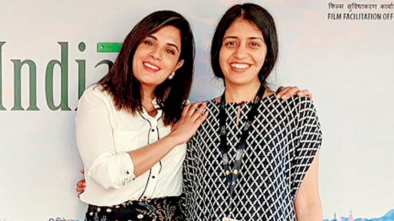 (From left) Producer Richa Chadha with Shuchi Talati