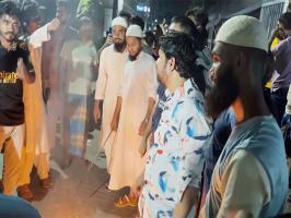 Sheikh Hasina`s coalition party office attacked and set on fire in Dhaka