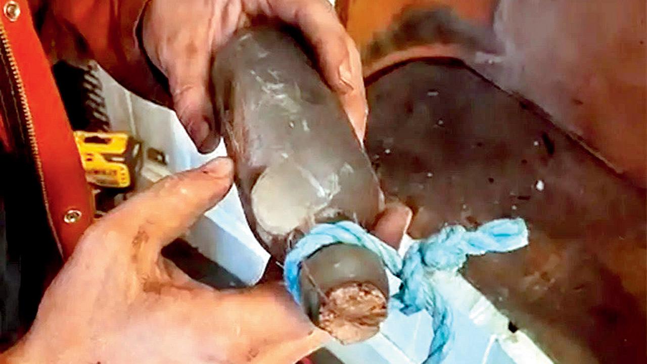 The vessel is a bit worn down, but it still intact in its condition after 132 years