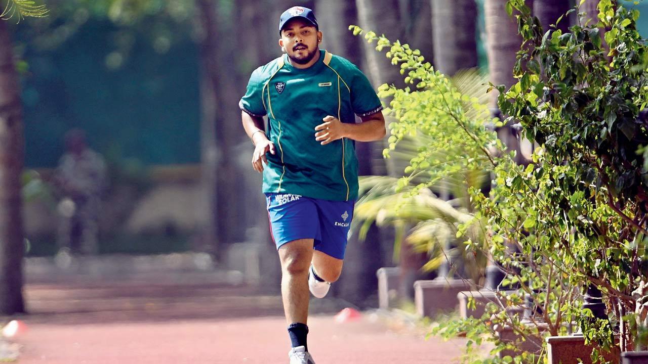 After the Mumbai Ranji team omission, Prithvi Shaw begins to work on his fitness