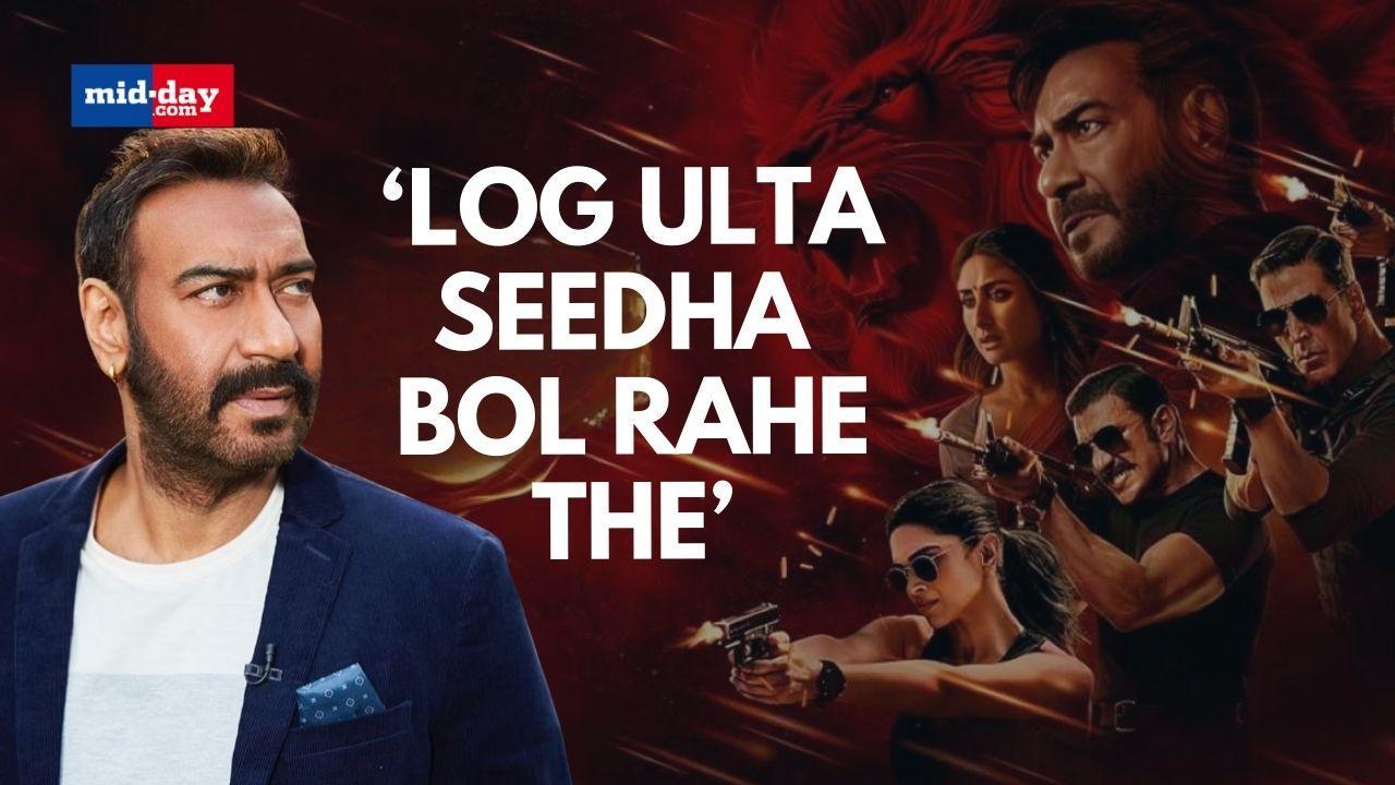 Ajay Devgn on casting Arjun Kapoor as Danger Lanka in ‘Singham Again’