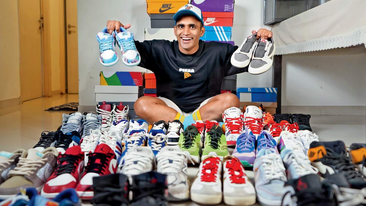 Thane-based Amit Pandey follows the analytics of sneakers in the country. He believes the golden time of Indian sneaker scene is in the offing