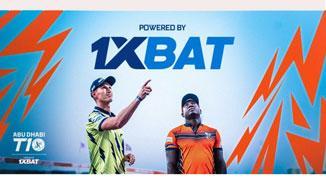1xBat Sporting Lines, leading sports news online portal, has signed an agreement with the Abu Dhabi T10 cricket league.