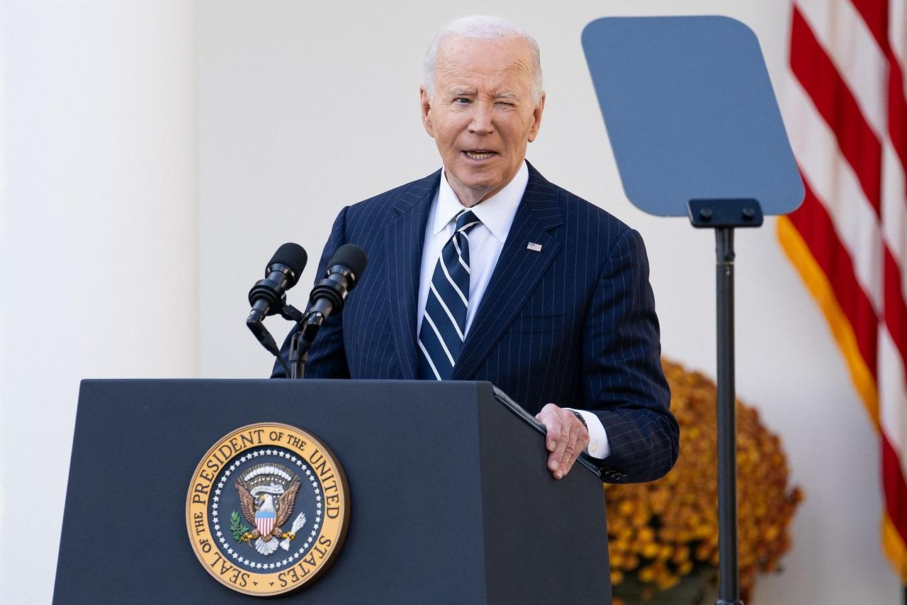 Biden made the comments during an address to the nation a day after Trump, 78, was re-elected as the 47th president of the US after defeating Vice President Kamala Harris, the Democratic Party's nominee