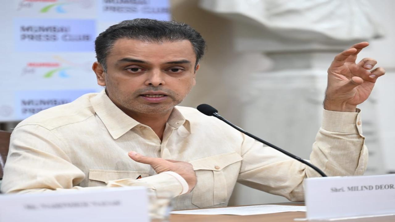 Milind Deora, who switched from Congress to Shiv Sena earlier this year, previously served as the Minister of State for Communications and Information Technology in the second term of the United Progressive Alliance (UPA) government under Prime Minister Manmohan Singh, from 2009 to 2012