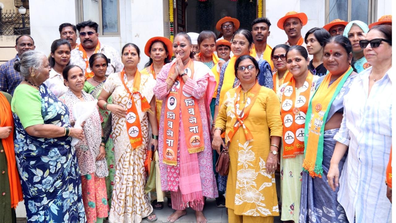 IN PHOTOS CM Shindeled Shiv Sena candidate Yamini Jadhav’s poll