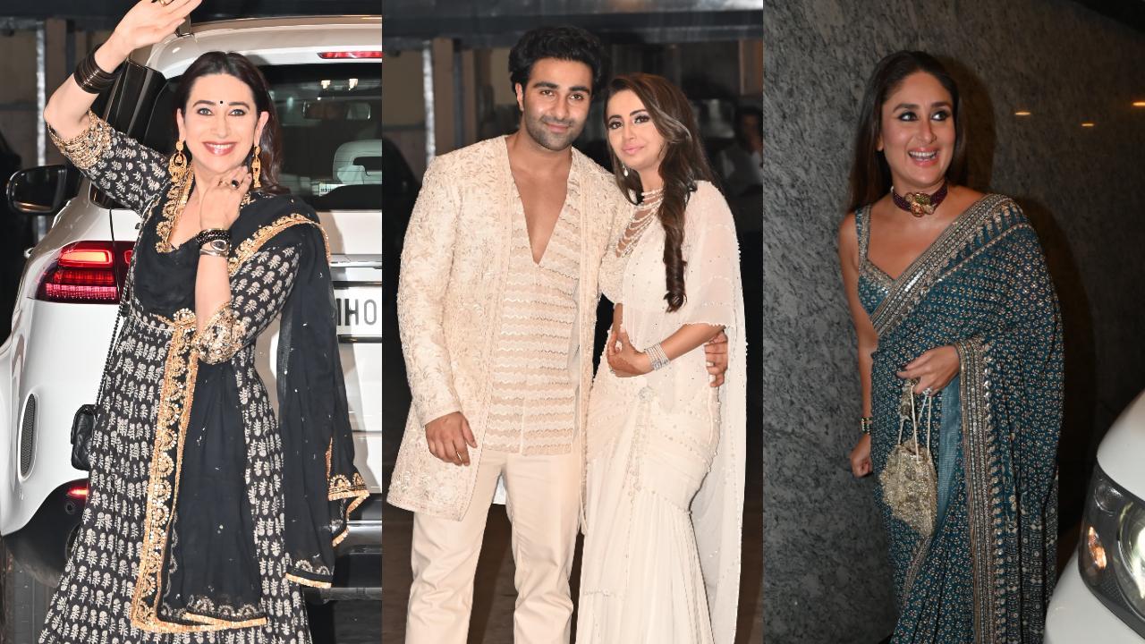 Aadar Jain and Alekha Advani roka