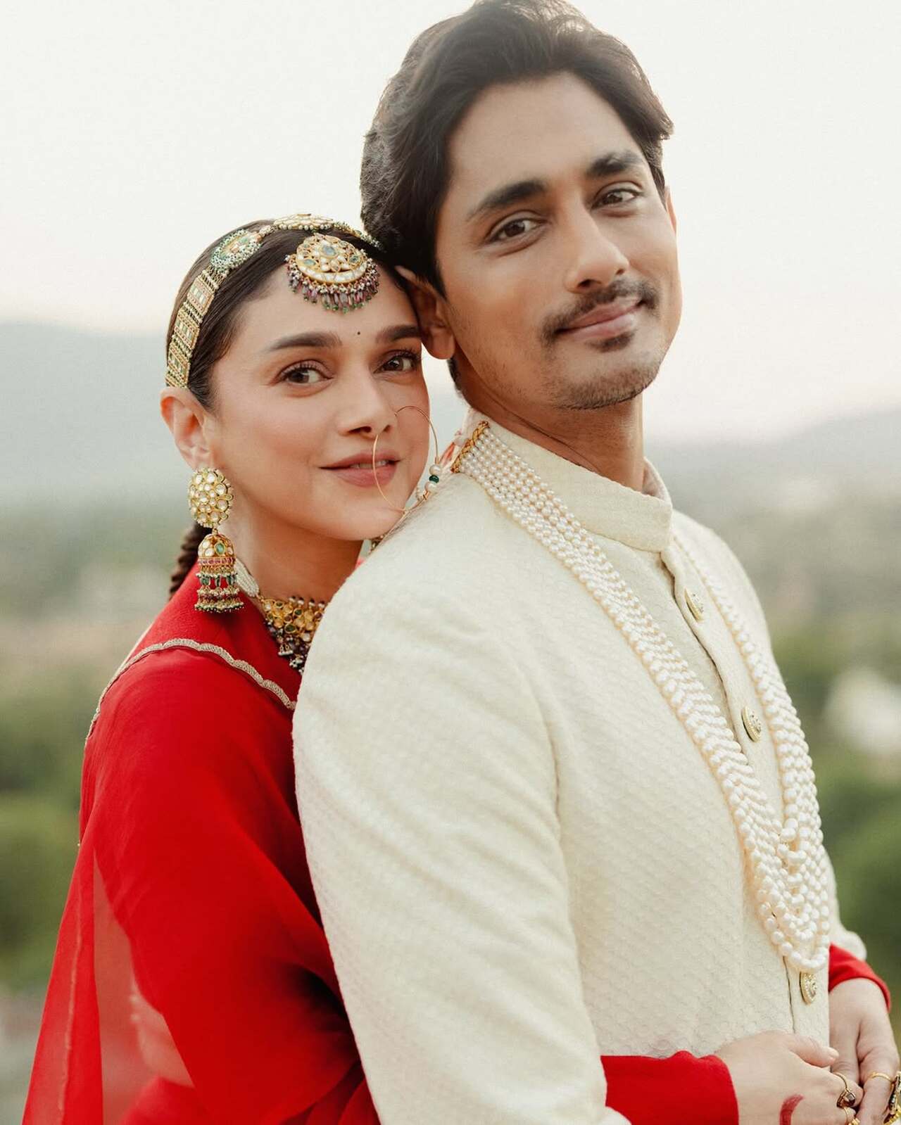Aditi and Siddharth officially registered their marriage on Diwali this year, two months after their wedding. 