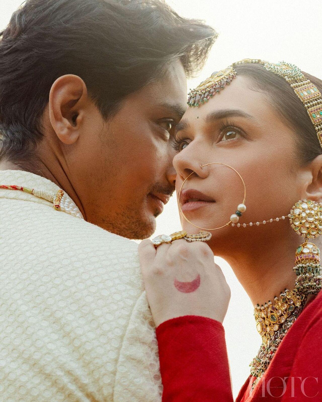 The couple first met on the sets of the 2021 film 