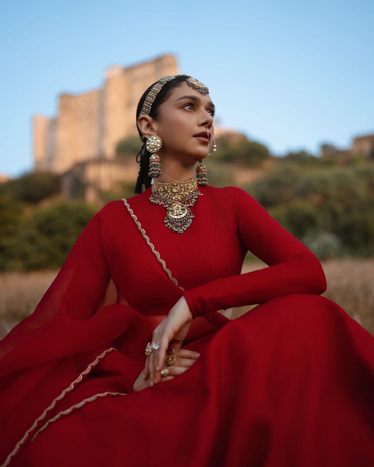 Aditi and Siddharth posted dreamy photos from their second wedding on their respective Instagram handles. 