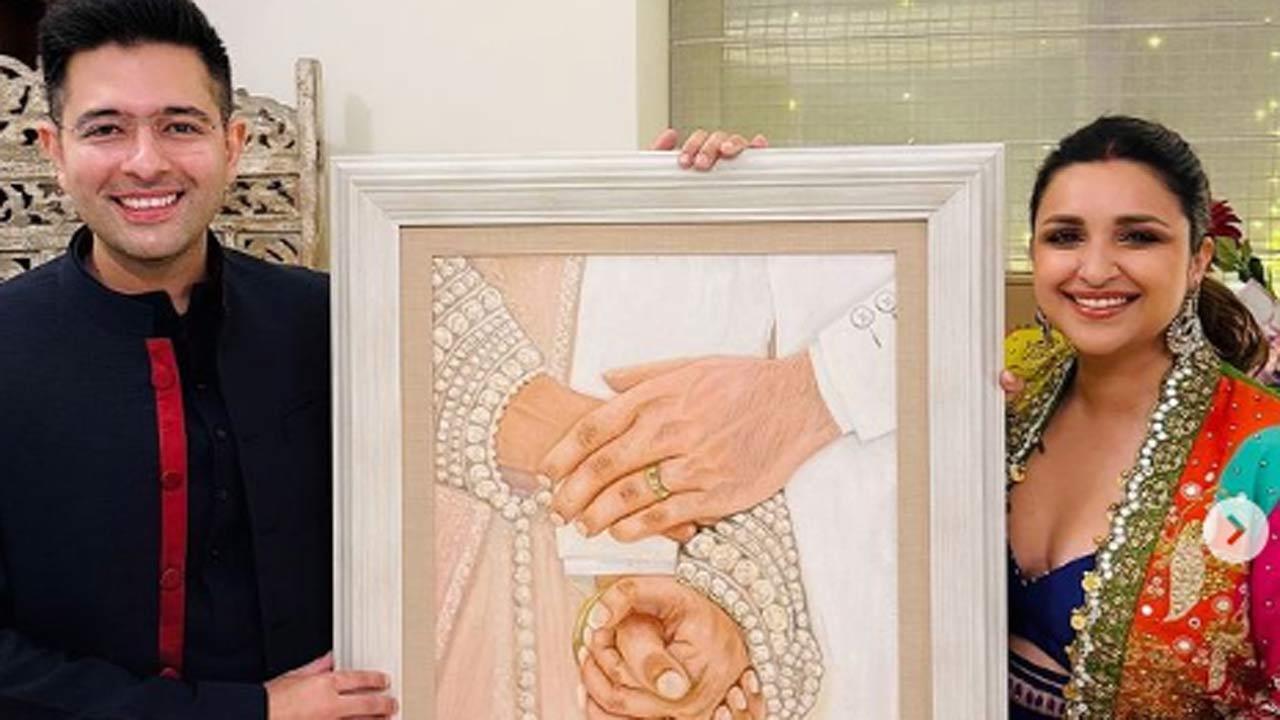 Parineeti Chopra's mom gifts handmade painting to her and Raghav