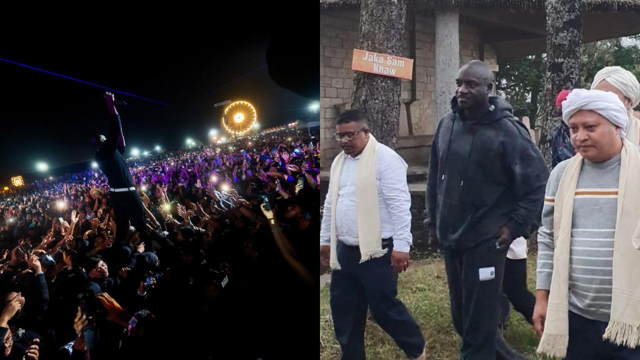 Akon performs ‘Chammak Challo’ at Cherry Blossom Music Festival in Shillong - watch video