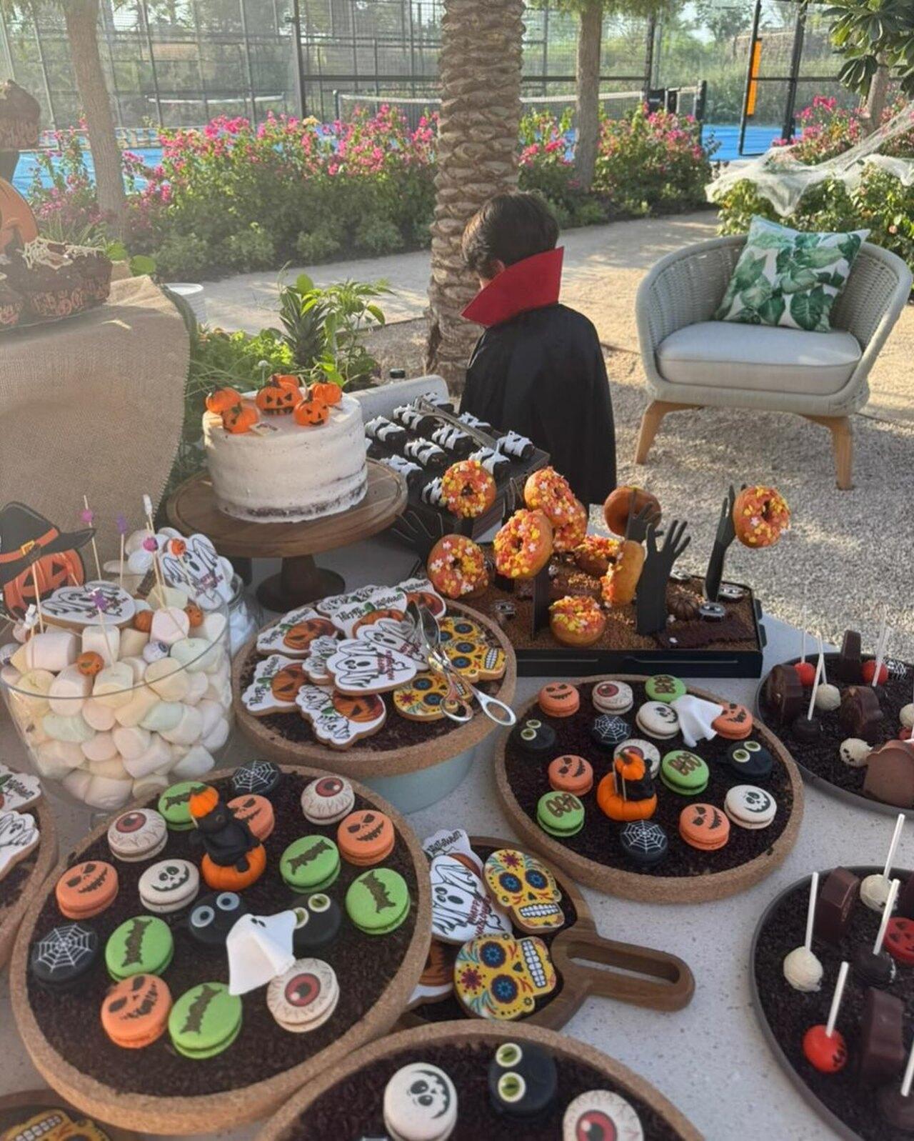 Since Amy and Ed visited Dubai during Halloween, they were treated to a delicious and creative feast.