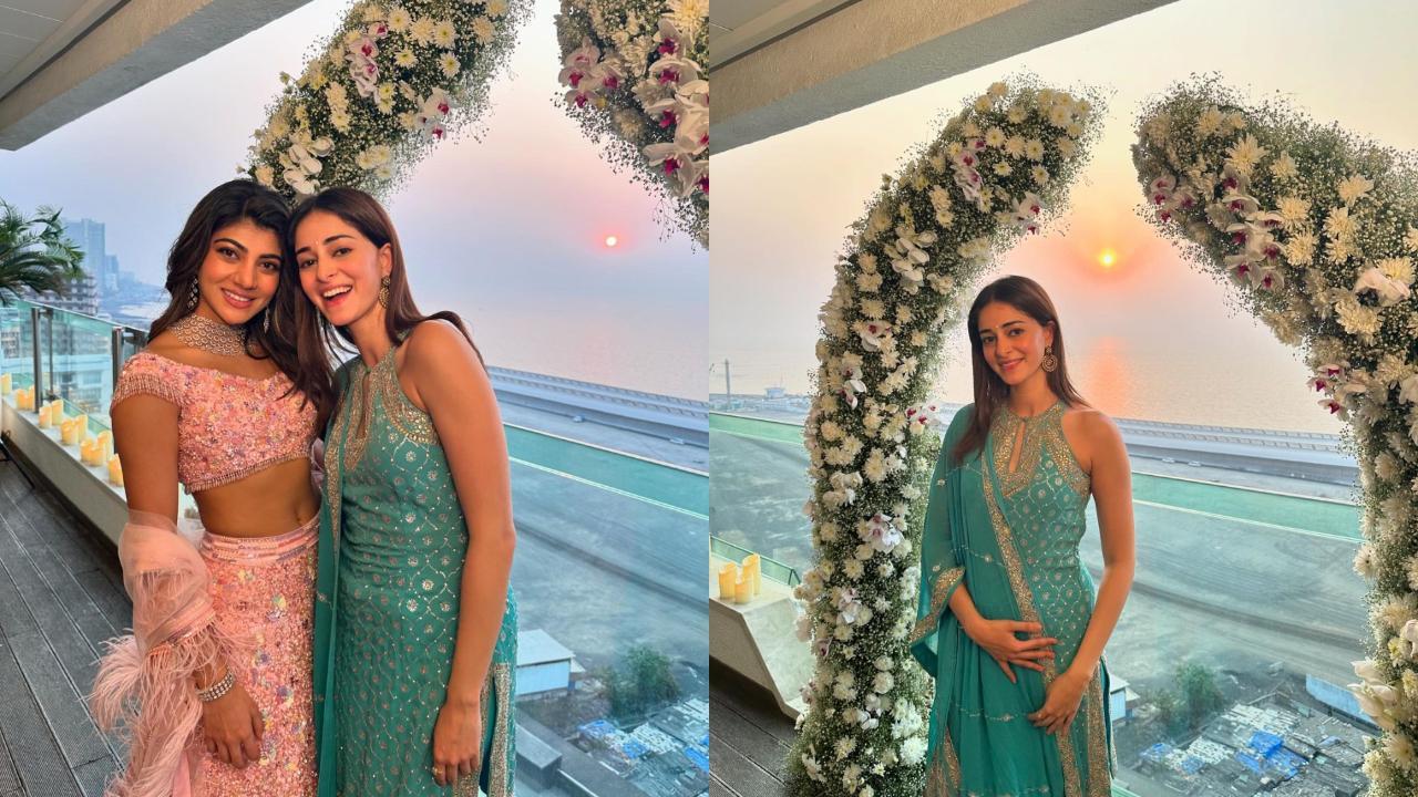 Ananya Panday wears her mom Bhavana's 21-year-old outfit by Rohit Bal for friend's wedding