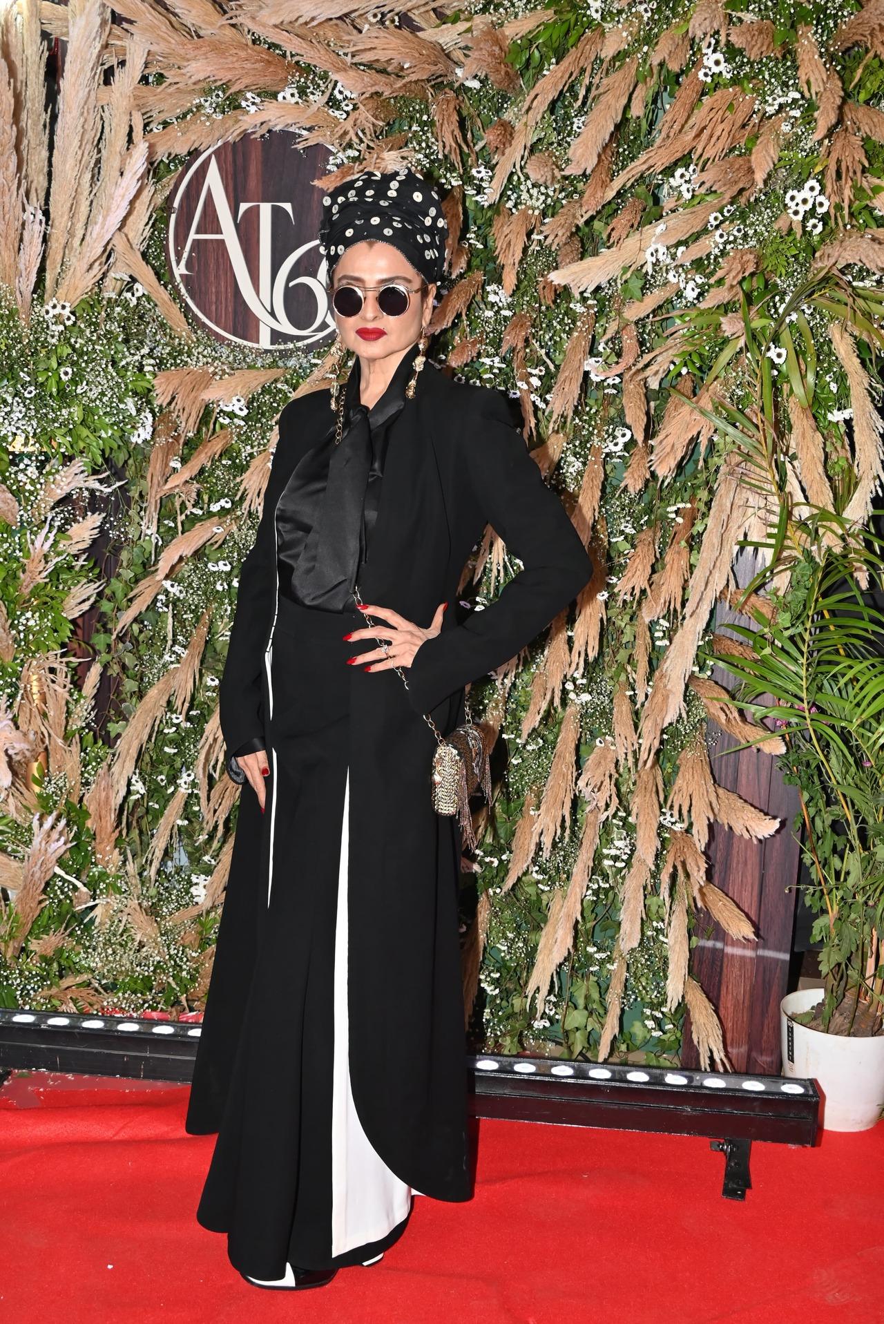 Bollywood icon Rekha, who performed at the IIFA 2024 this year, turned heads in her stylish outfit for the night.