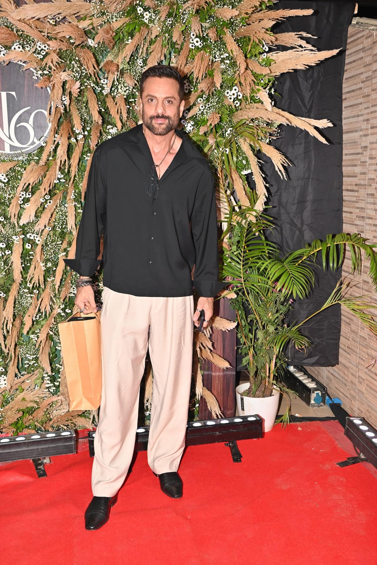 Heeramandi actor Fardeen Khan also looked stylish for the bash.