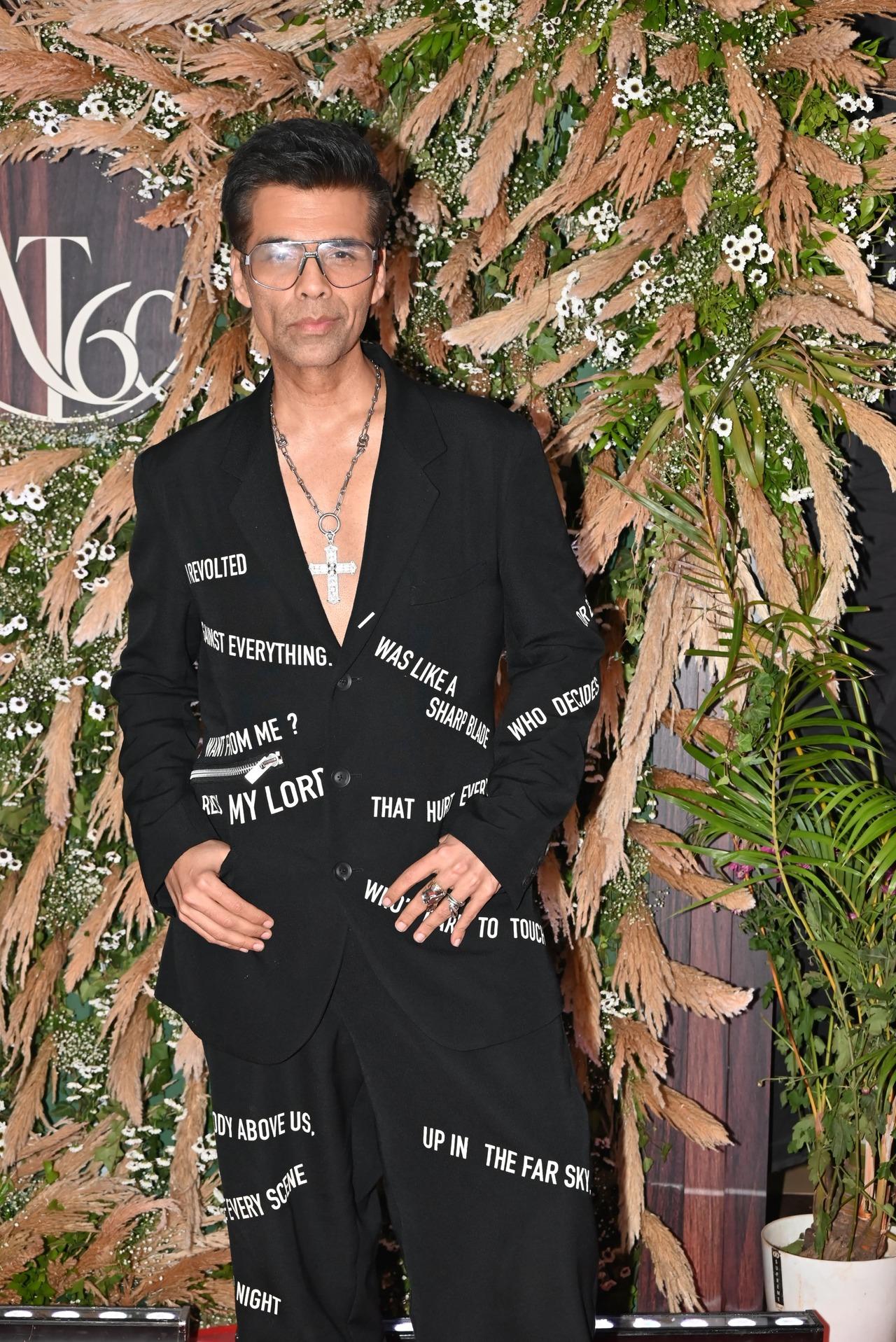Karan Johar made up for the glamour quotient at this event.