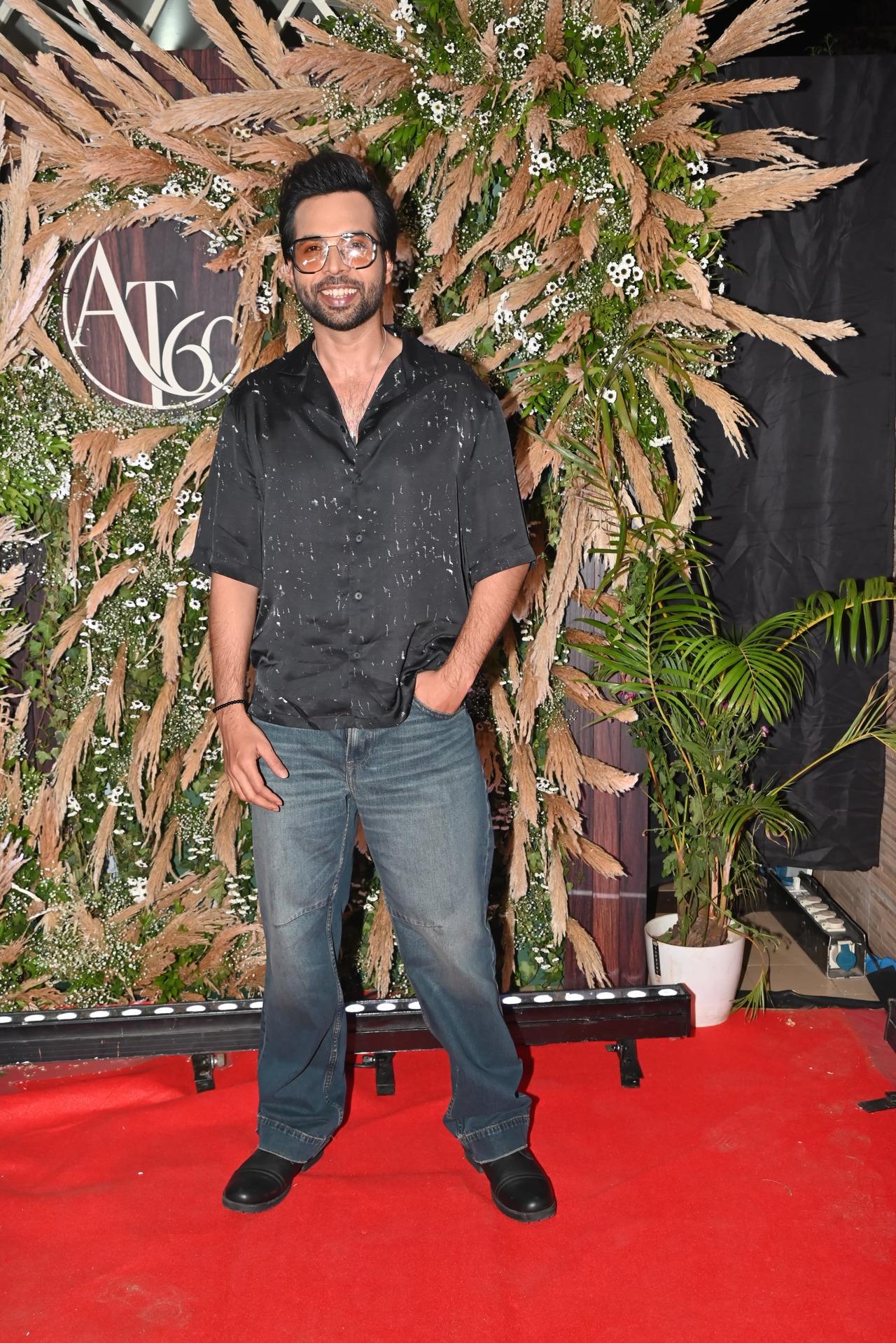 'Stree 2' actor Abhishek Banerjee was all smiles at the event.
