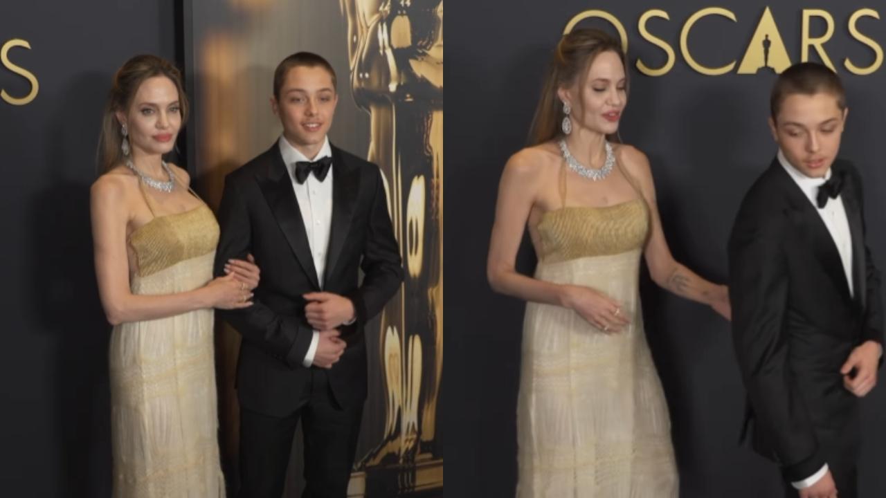 Angelina Jolie seen with towering son Knox Jolie-Pitt; fans confuse him with Shiloh