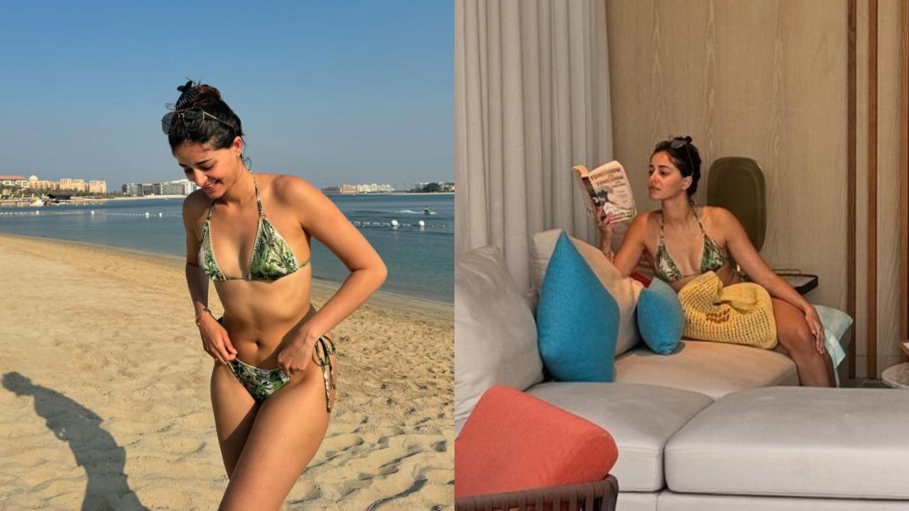 Suhana Khan is impressed with Ananya Panday's 'bikini bod' as she drops pictures from Dubai holiday