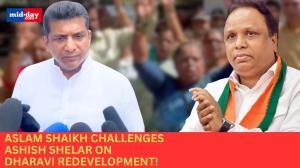 MLA Aslam Shaikh Challenges BJP's Ashish Shelar on Dharavi Redevelopment Project