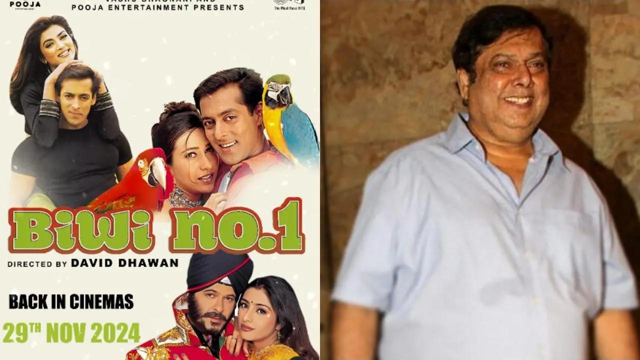 David Dhawan's hit family entertainer 'Biwi No. 1', with an ensemble star cast of Karisma Kapoor, Sushmita Sen, Salman Khan, Anil Kapoor, and Tabu, is re-releasing in theatres on 29th November. Read full story here