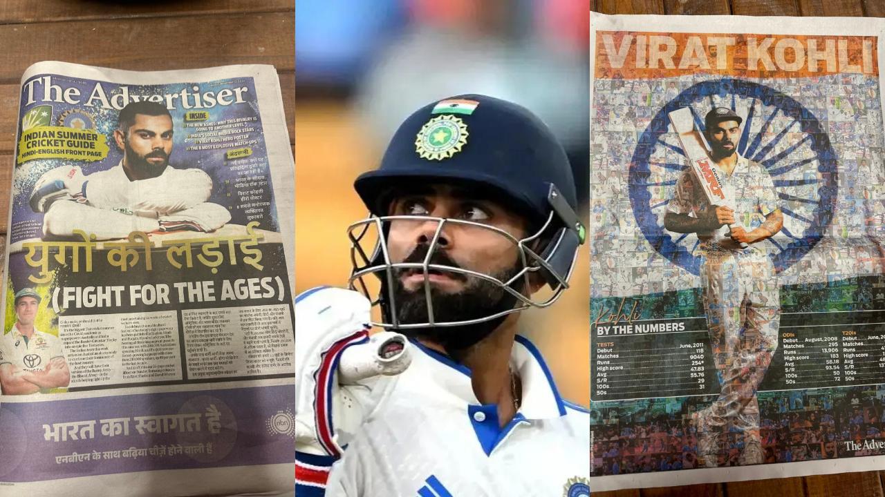 Border-Gavaskar Trophy: Virat Kohli is splashed all over in Aussie  newspapers, THIS is the reason