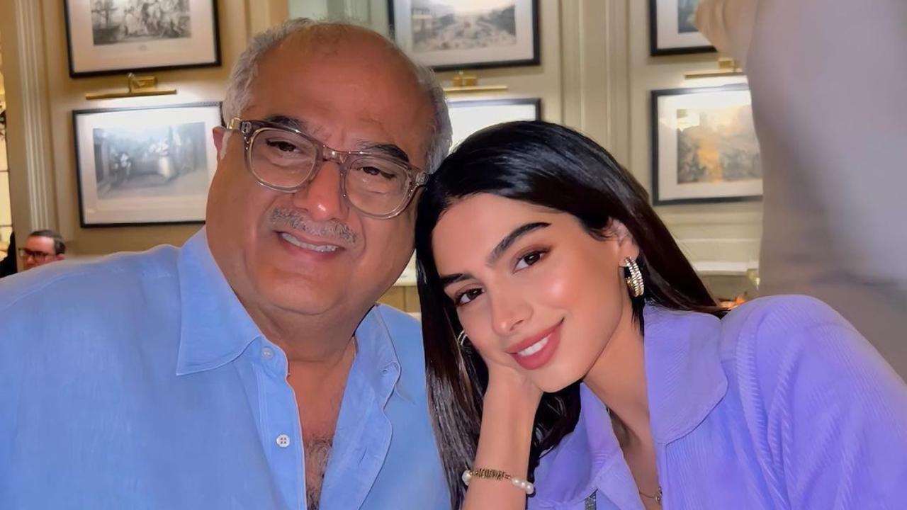 Instances that prove Khushi Kapoor is forever her dad Boney Kapoor's favourite child