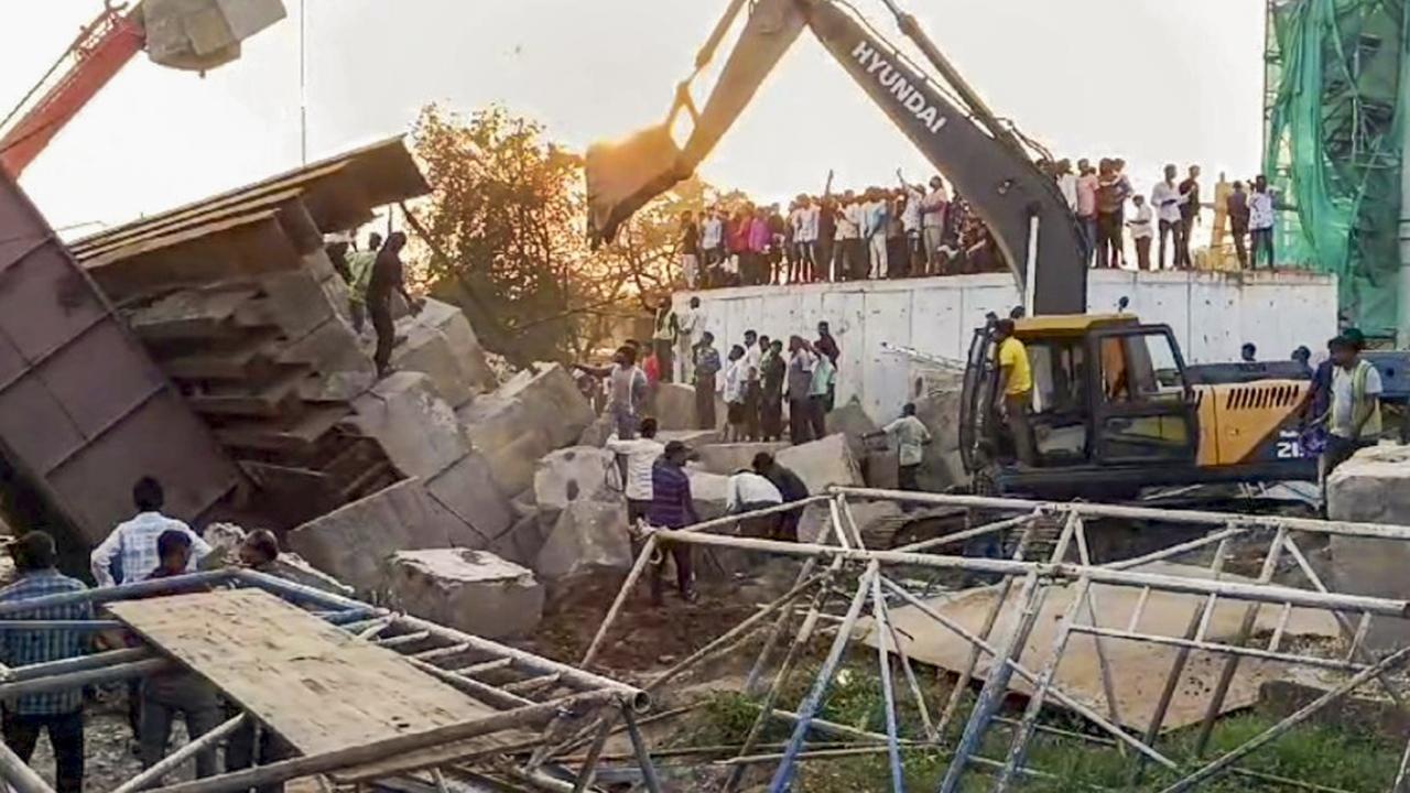 Two dead, 2 injured after construction portion collapses at Bullet train site near Vadodara