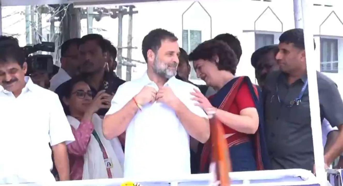 
“She’s my little sister, so I get to complain about her to Wayanad,” Rahul jokes, adding a brotherly touch.
 

 