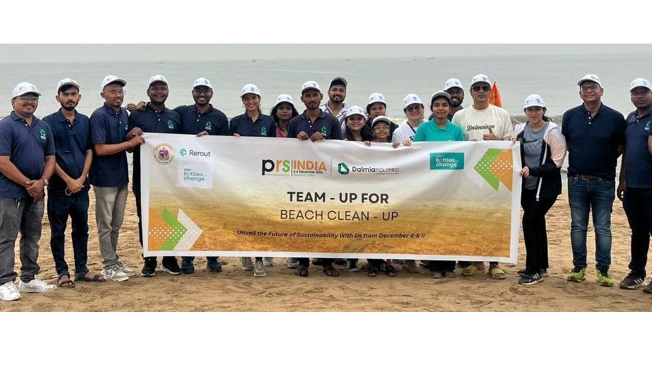 Collaborative Beach Cleanup highlights commitment to Sustainability ahead of Plastics Recycling Show India