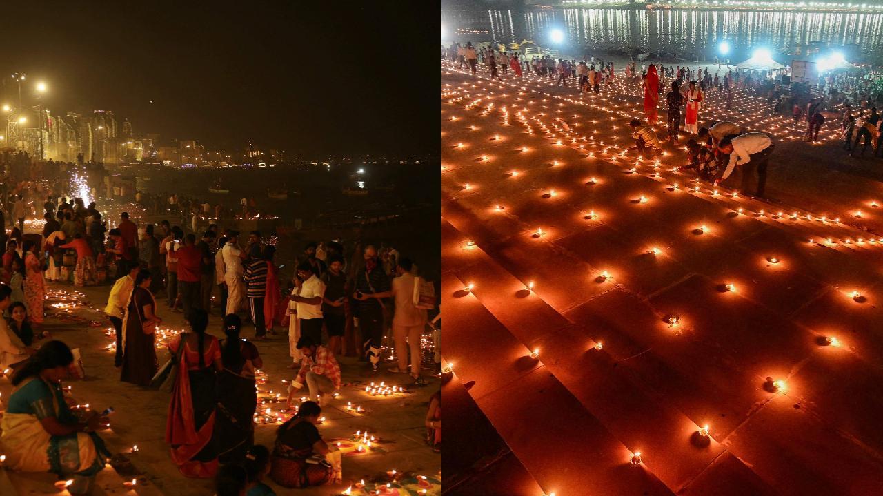 IN PHOTOS: Glimpses of Dev Deepawali celebrations in different parts of India