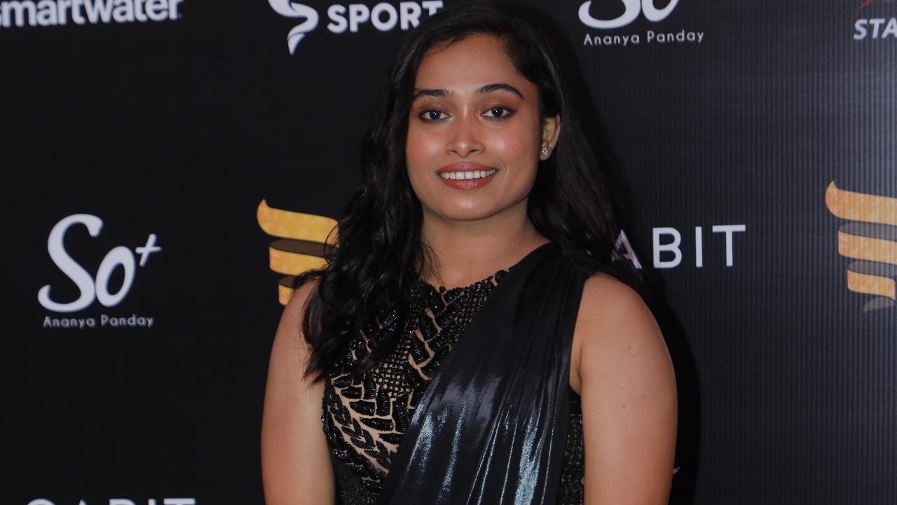 In addition to the athletes, the event also saw several big names from the entertainment industry, with actors Kartik Aaryan, Ananya Panday, Angad Bedi, and Neha Dhupia adding a touch of glamour to the occasion (In frame: Dipa Karmakar)