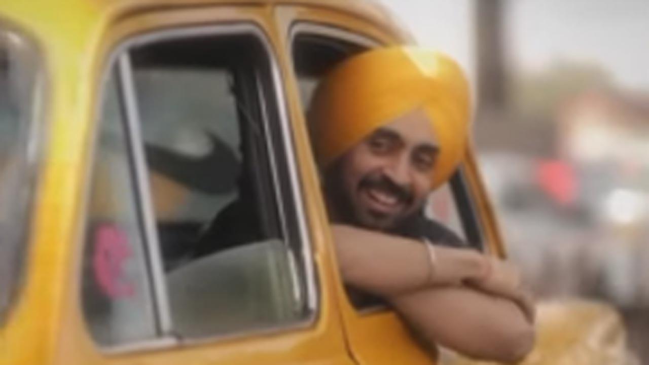 Diljit Dosanjh exudes Bengali vibes in quintessential yellow taxi during Kolkata visit