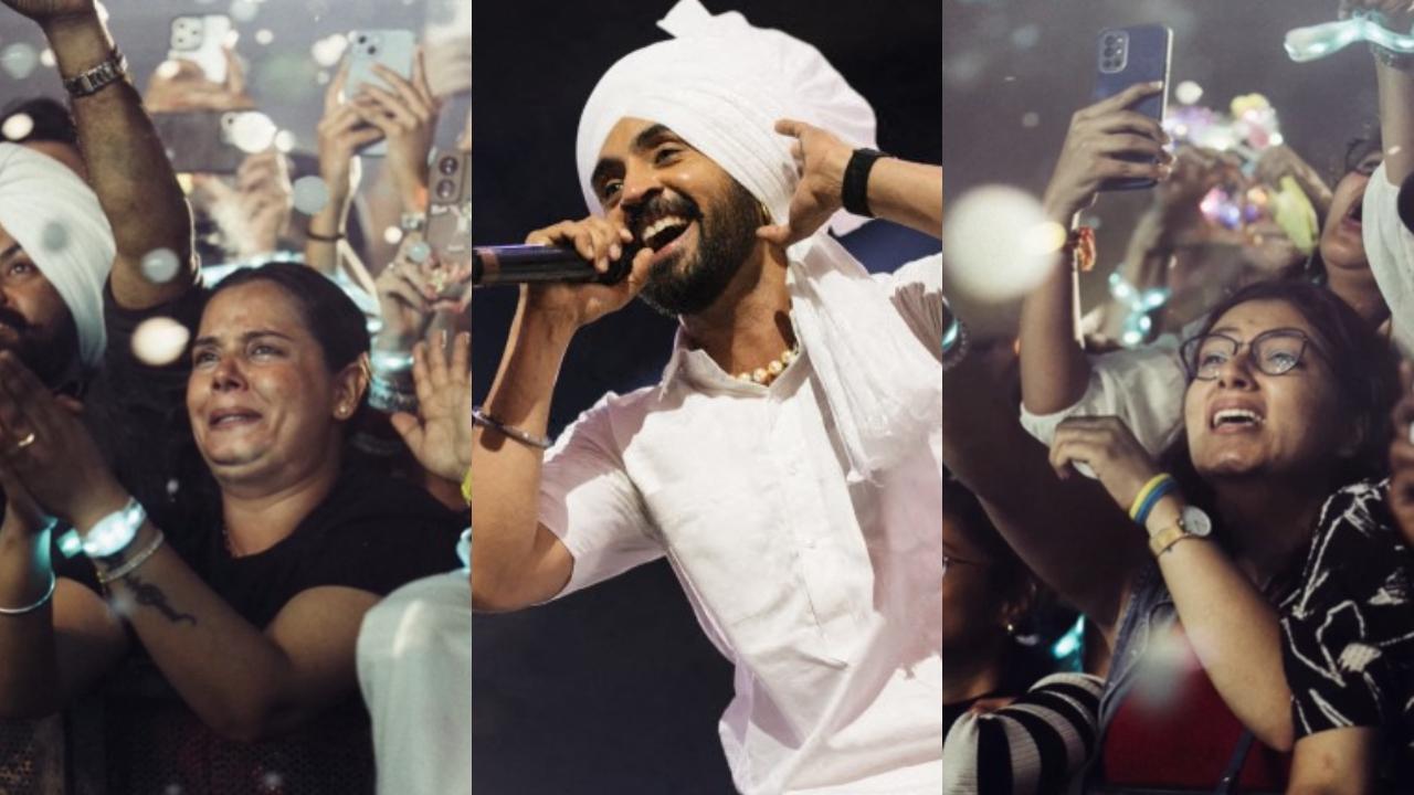 Diljit Dosanjh shares a video to warn those trolling women crying at his concerts: 'Desh di beti da apmaan'