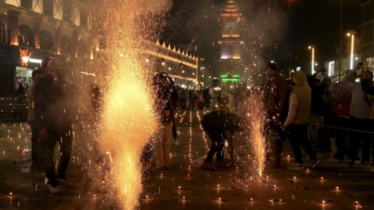 Diwali is a time for people to come together, share sweets, wear new clothes, and exchange gifts, symbolising joy and unity across communities.