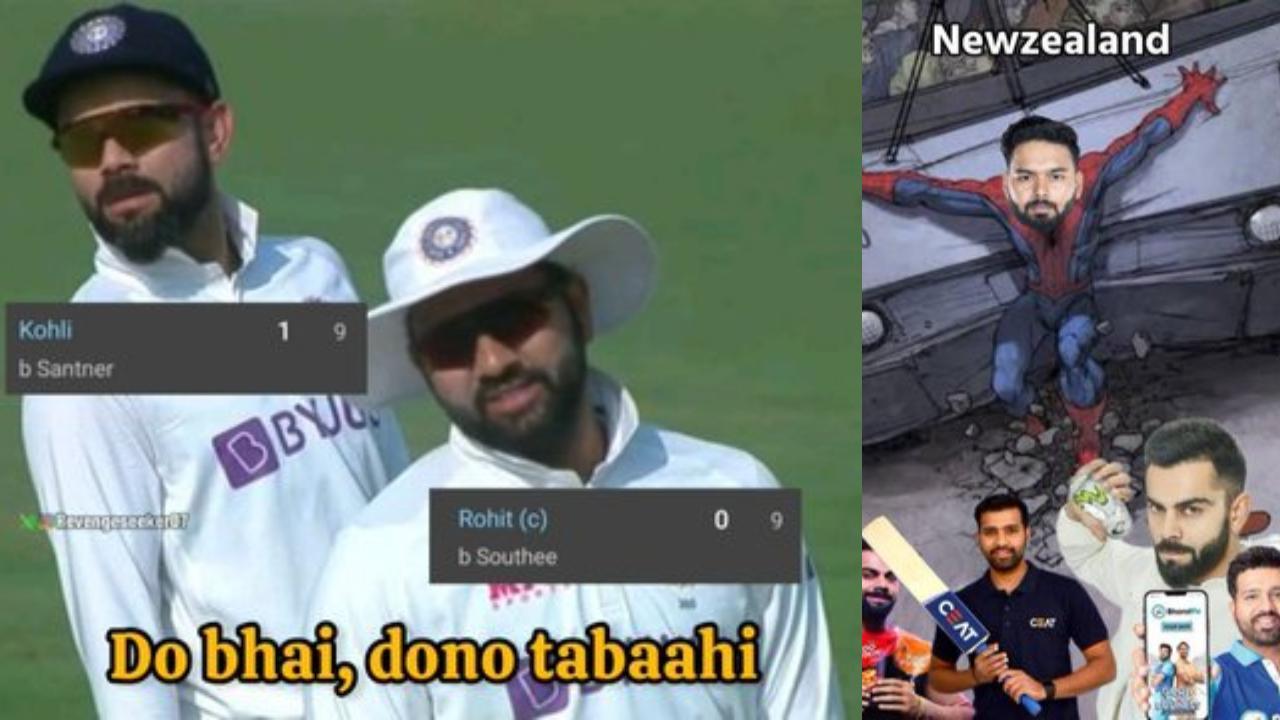 IND vs NZ 3rd Test: Memes surface on social media after India's horrifying loss