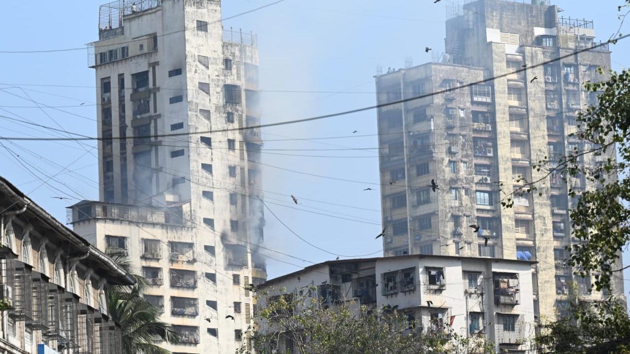 The blaze erupted at 8.42 am in a flat on the sixth floor of the Chinchan building in Andheri (West), the officials said