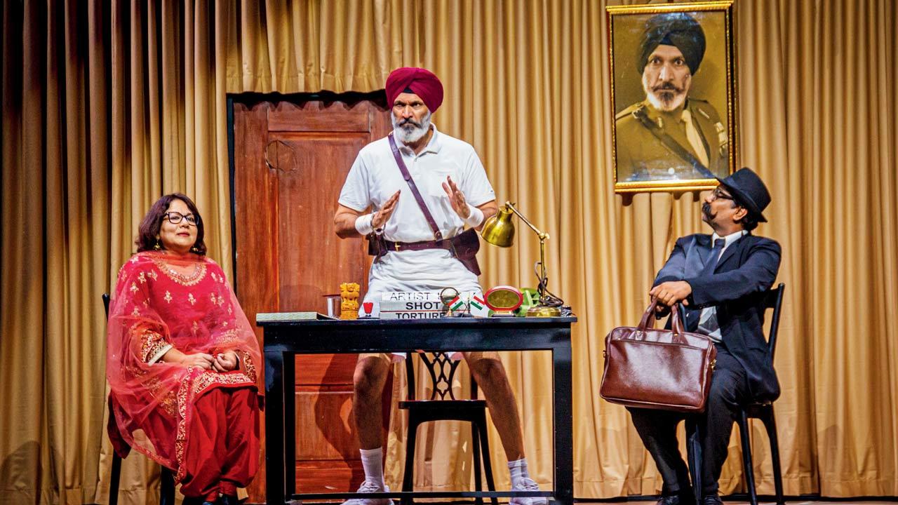 A moment from a play, Baaghi  Albele performed at the last season of the festival