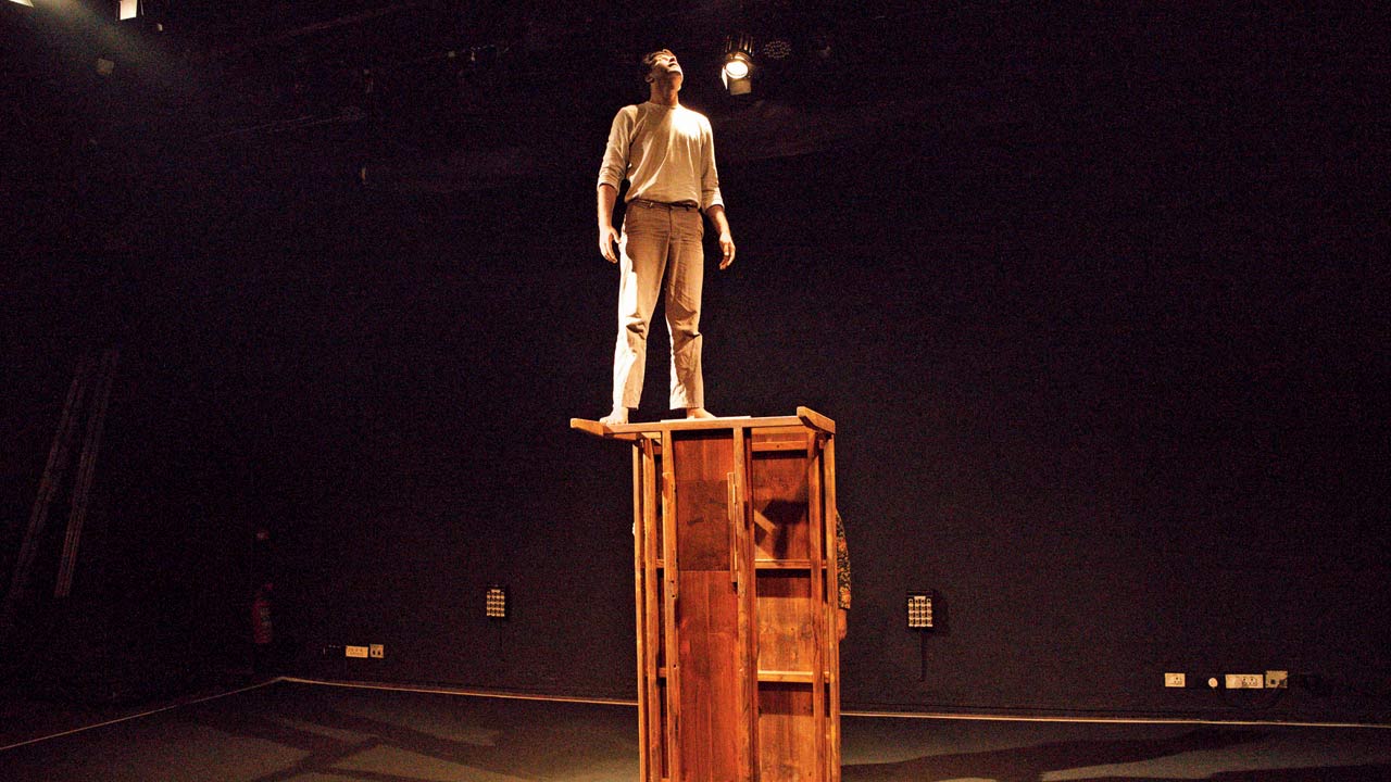 A still from Jyoti Dogra’s  performance