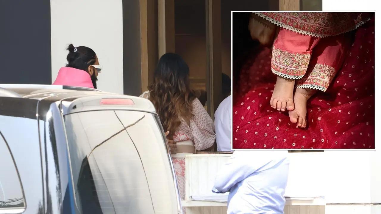 Videos shared by the paparazzi show Deepika Padukone holding her baby girl Dua close as she enters the private airport with husband Ranveer Singh and mother-in-law Anju Bhavnani. Read full story here