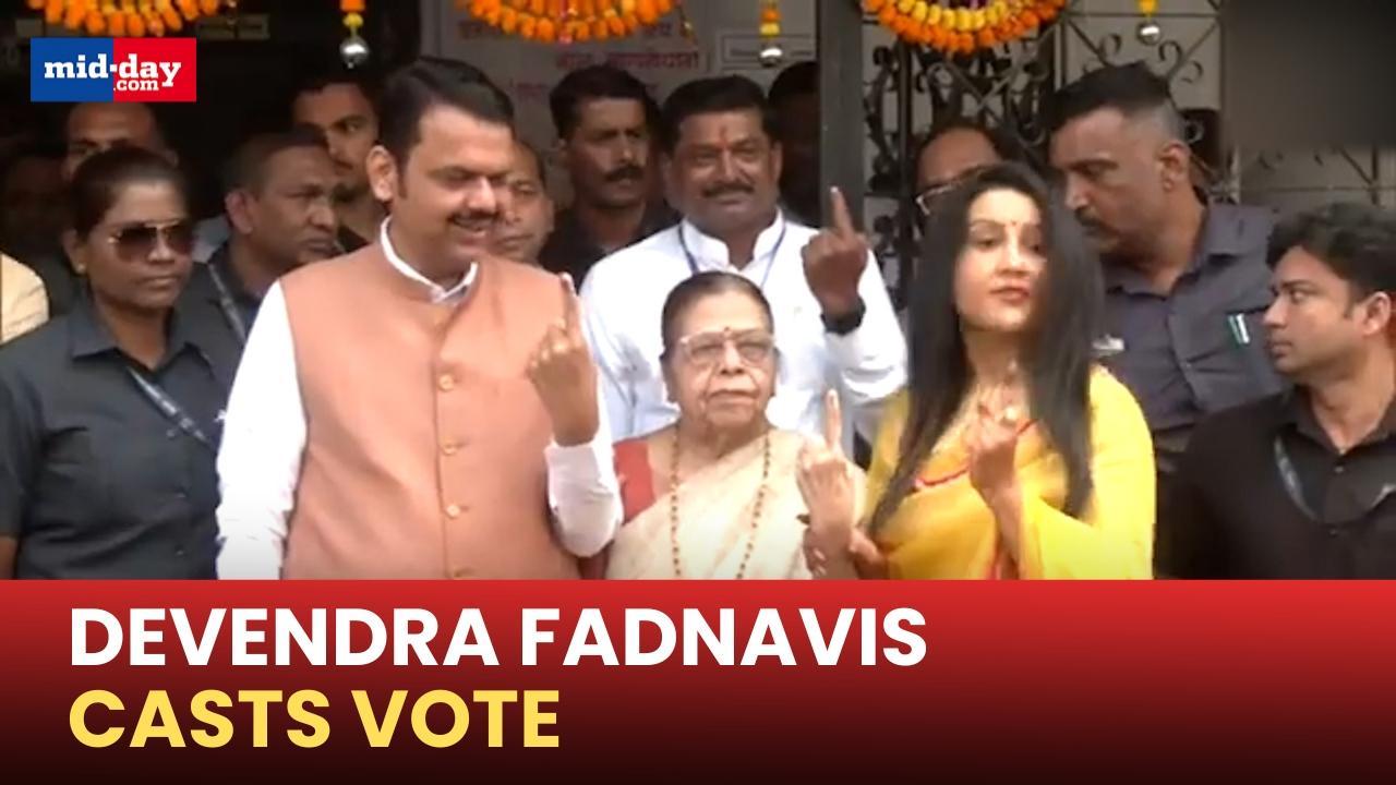 Maharashtra elections 2024: Deputy CM Devendra Fadnavis casts vote - Watch video