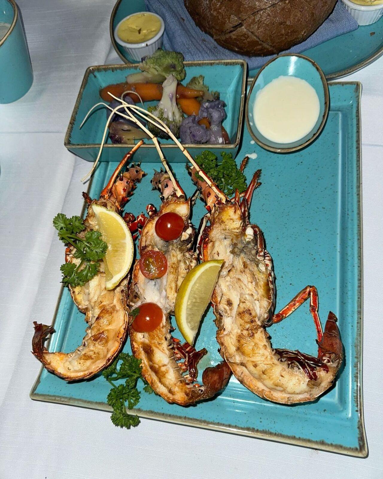 The actress shared pictures of her meal, activities and chill session at the beach