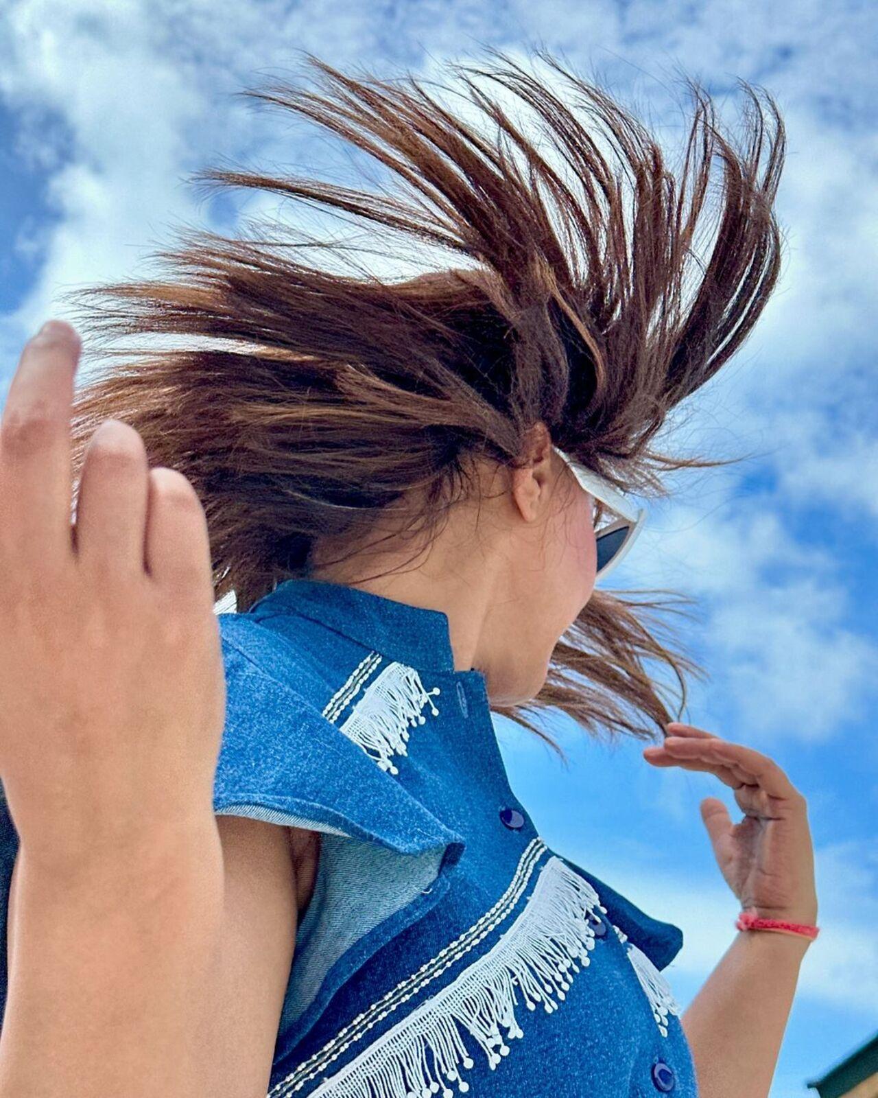 The actress, who has been sharing snippets from her Maldivian holiday, was seen enjoying a “glow party”, which she said was “fun” and asked everyone to not forget to glow when they are at the wonderful location.