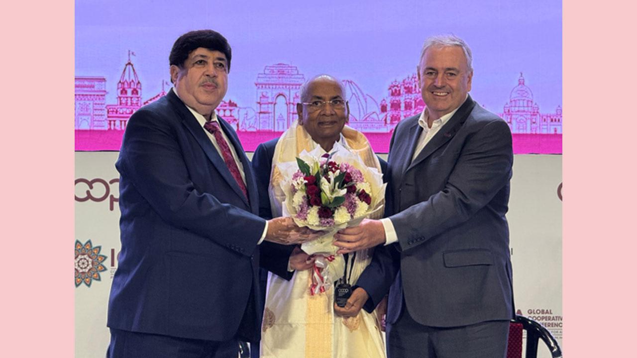 Rochdale Pioneers Award of The International Cooperative Alliance (ICA) bestowed to Dr. U.S. Awasthi, MD, IFFCO.